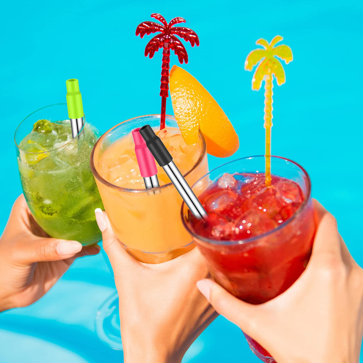 Gejoy dishwasher-safe straw with case stays odor-free for daily use.