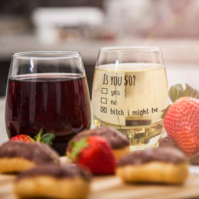 Gelid Is You 50 wine glass dishwasher-safe for easy cleanup