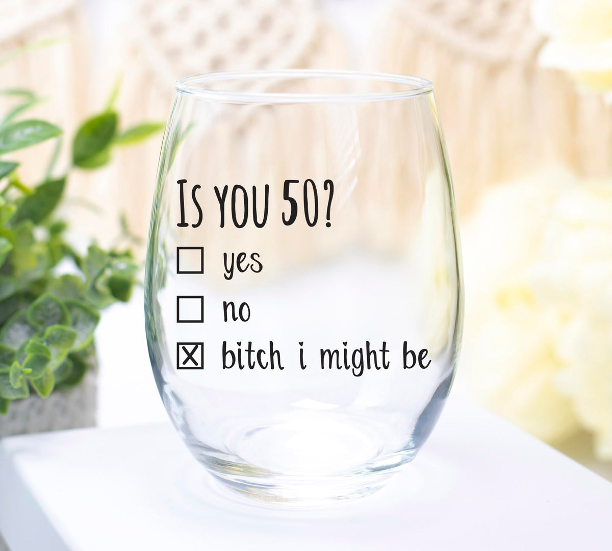 Gelid Is You 50 wine glass with ergonomic design for comfort