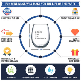 Gelid Is You 50 wine glass suitable for red, white wine or cocktails