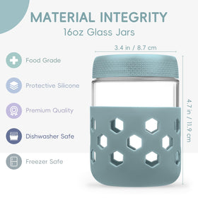 Gemice lid with airtight seal and gasket for freshness