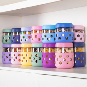 Gemice colorful sleeves brighten storage while protecting contents