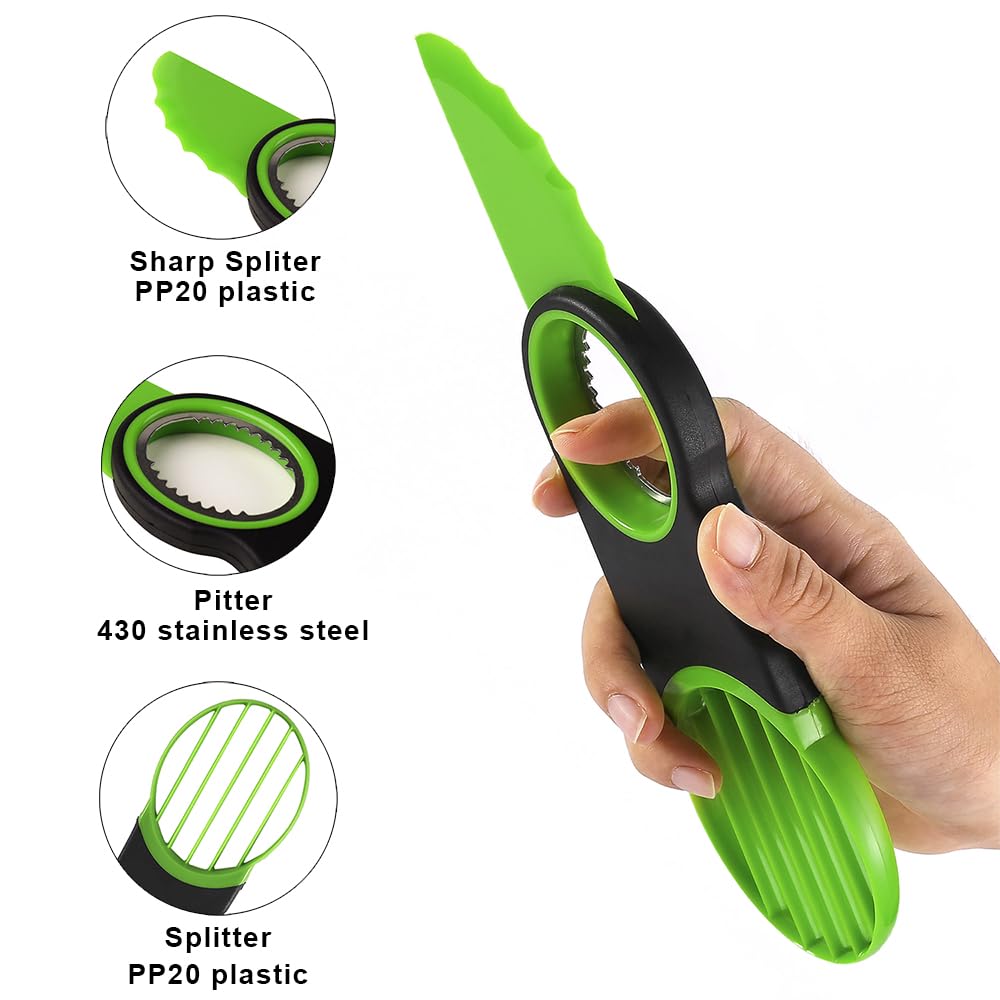 Generic dishwasher-safe avocado tool makes cleanup a breeze.