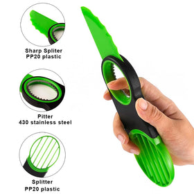 Generic dishwasher-safe avocado tool makes cleanup a breeze.
