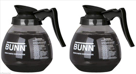 Generic coffee pot decanter shatter-resistant glass enables lasting daily use.