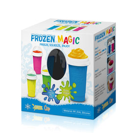 Generic Slushy Maker Cup with a green dome lid for easy, mess-free sipping.