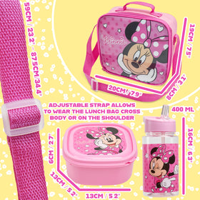 Get Trend Minnie Mouse lunch set gift-ready packaging for birthdays and back-to-school.
