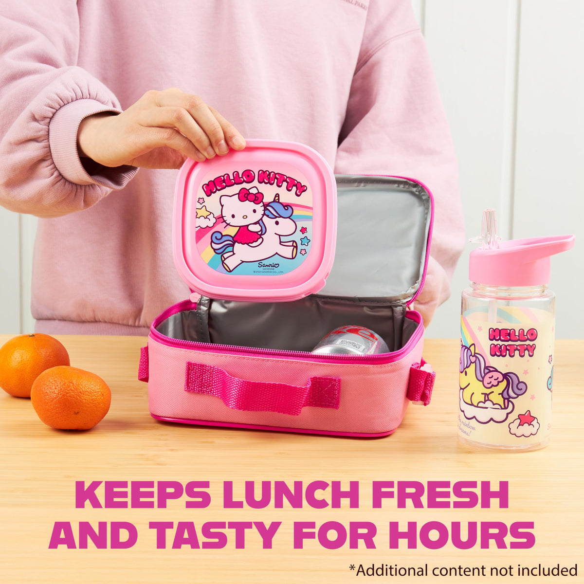 Get Trend Hello Kitty meal set in use during school or daycare