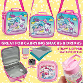 Get Trend Hello Kitty snack box neatly stores portions throughout the day