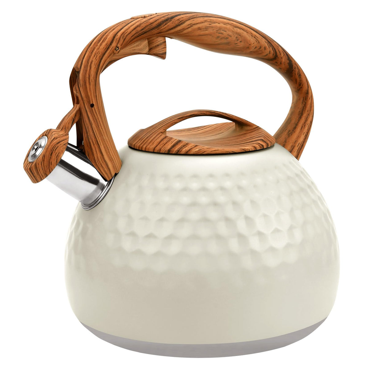 GGC Tea Kettle white diamond body enables elegant yet fast boiling.