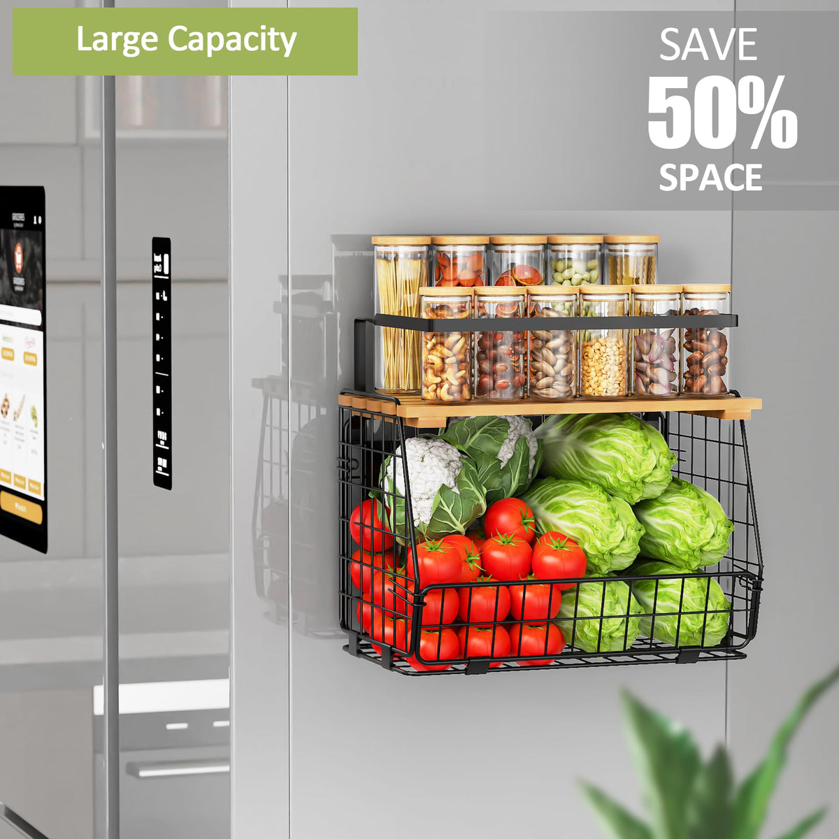 GGIU magnetic shelf shown for versatile kitchen and laundry storage