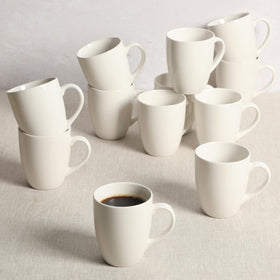 Set of Gibson Home mugs arranged on table ready for cozy coffee moments.