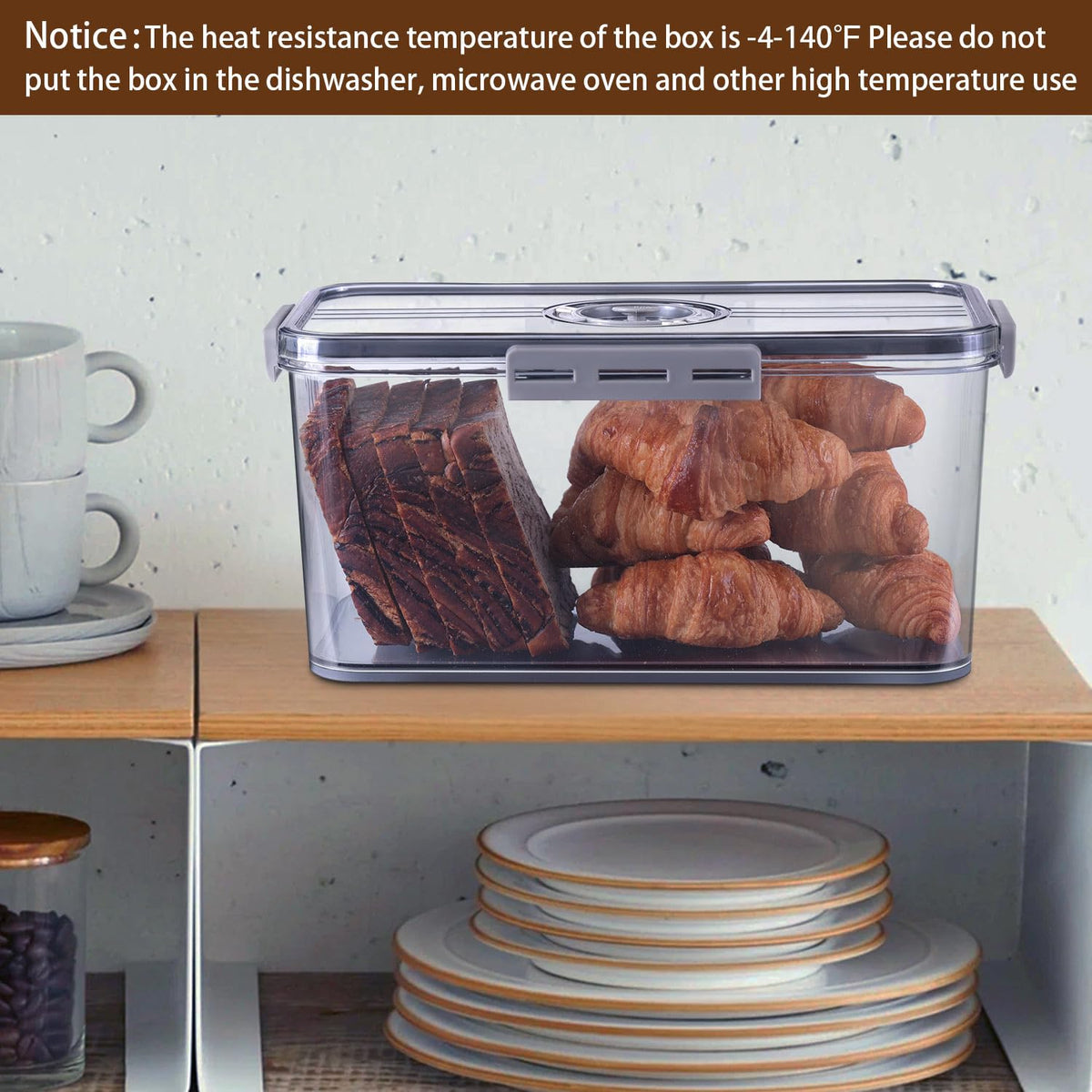 Gifhomfix detachable drain board keeps produce dry and organized.