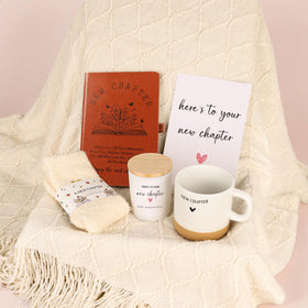 Giftota mug and leather notebook for daily reflection and planning