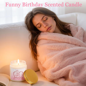 Giftota scented candle creates a calming moment during celebrations.