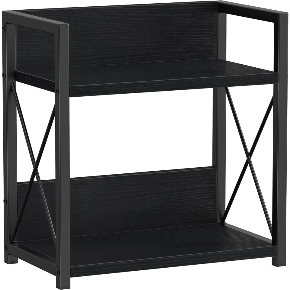 Giikin countertop organizer with two-tier shelves keeps spices neatly displayed