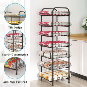 GILLAS vertical storage solution saves cabinet space and fits narrow corners.
