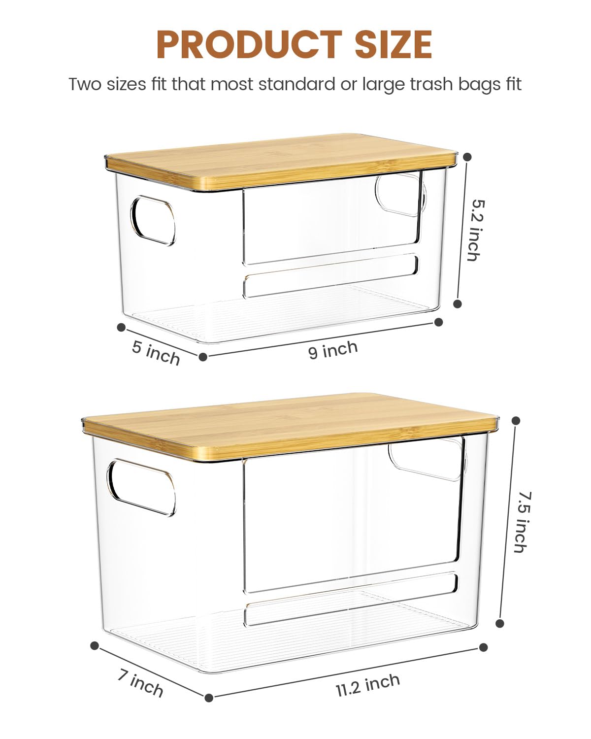 Built-in side handles enable easy sliding and handling.