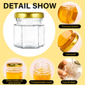 GIVAMEIHF honey jar set includes tags and twine for easy personalized gifting