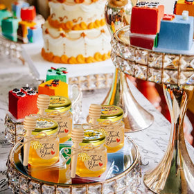 GIVAMEIHF honey jar stickers customizable labels for events and gifts