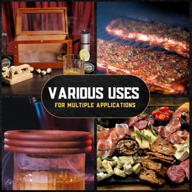 G & J's Finest oak and hickory chips deliver bold whiskey smoke