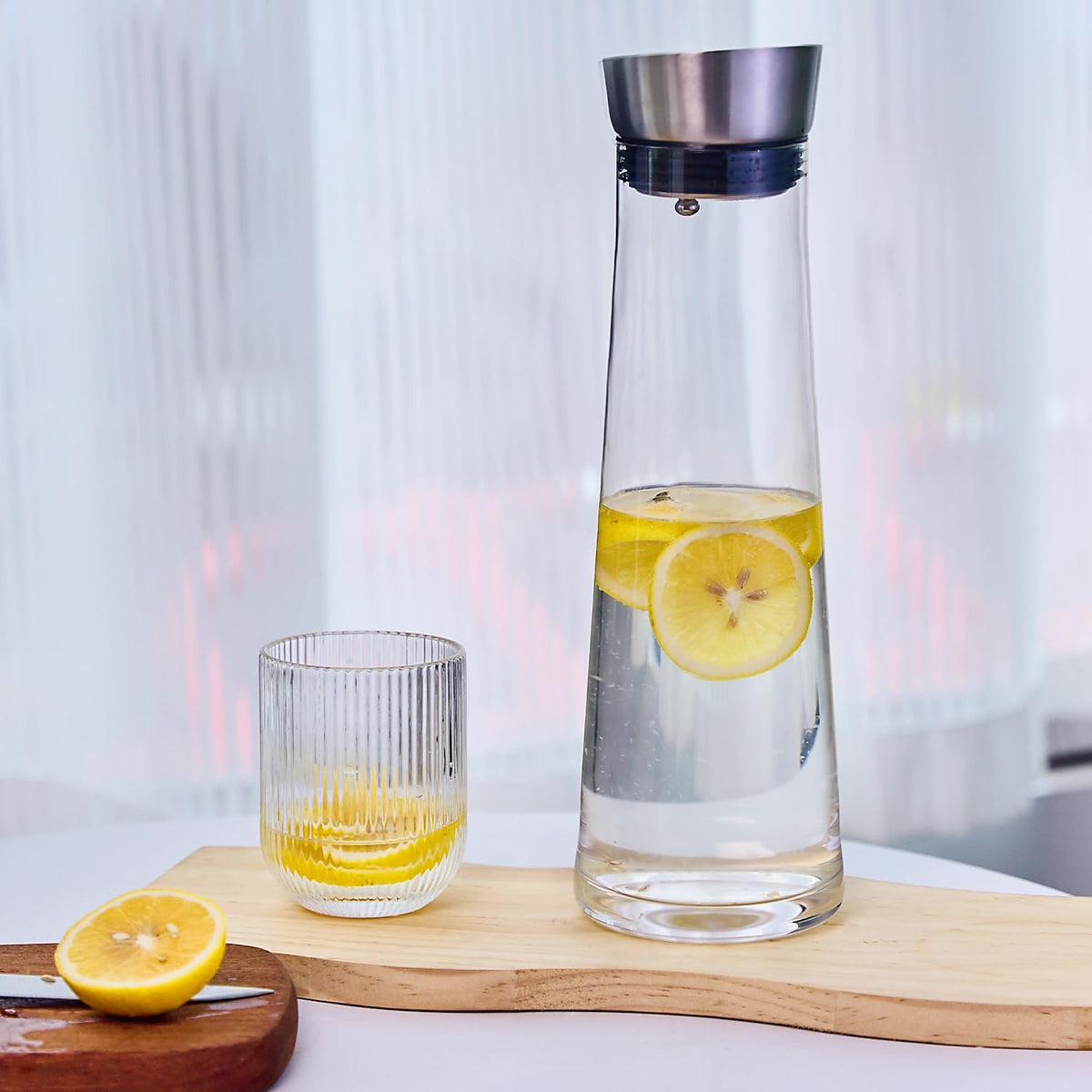 GLASKEY carafe for iced tea and lemonade, versatile serving options.