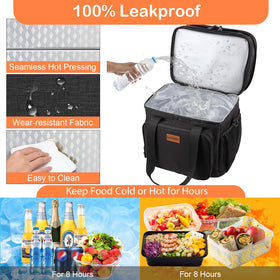 GLENKEY heavy-duty lunch bag supports up to 10 kg for heavy loads