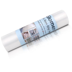 Glomen shelf liner shows easy cut-to-size customization for fit.