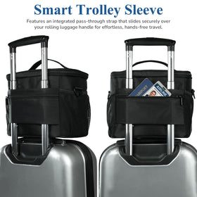Gloppie Flight Crew Lunch Bag reinforced structure maintains shape