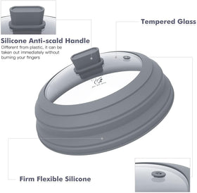 Tempered glass surface by GLOU-GLOU GGG provides durable, clear visibility.