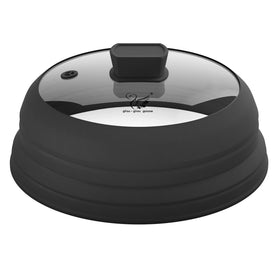 GLOU-GLOU GGG 10.8-inch microwave splatter cover with steam vent for cleaner cooking