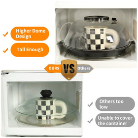 GLOU-GLOU GOOSE GGG transparent lid is lightweight and sturdy.