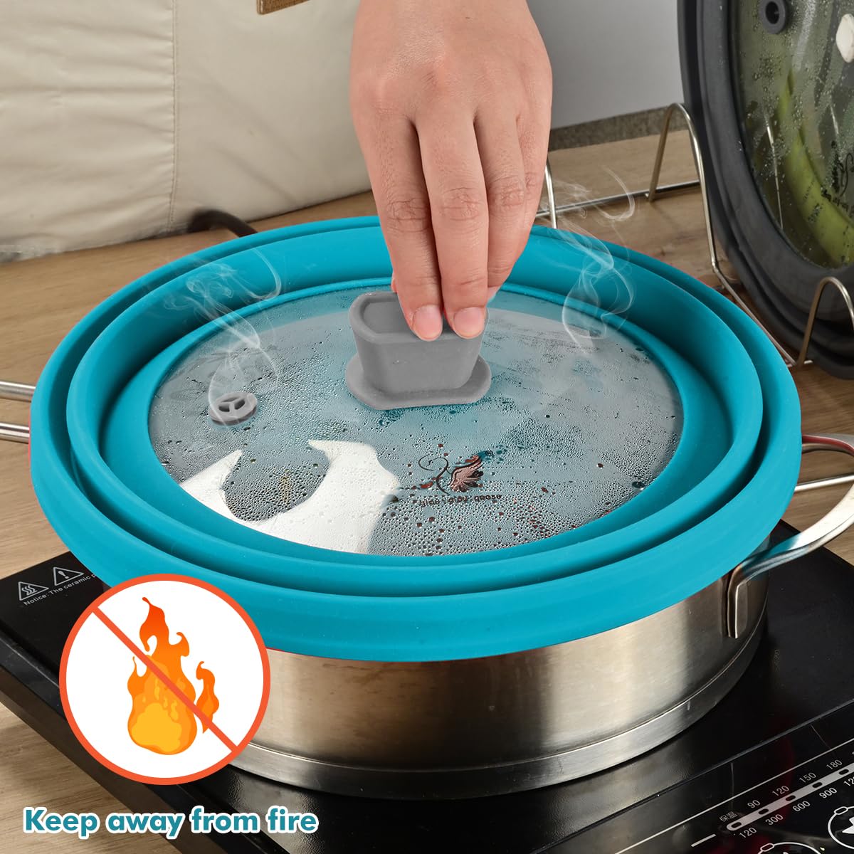 GLOU-GLOU GGG fits 11.8 inch plates, making leftovers easy to reheat