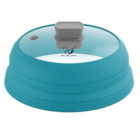 GLOU-GLOU GGG microwave splatter cover on countertop protects surfaces during heating