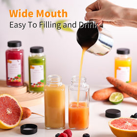 Glxgow dishwasher-safe glass bottles for quick cleaning and reuse.