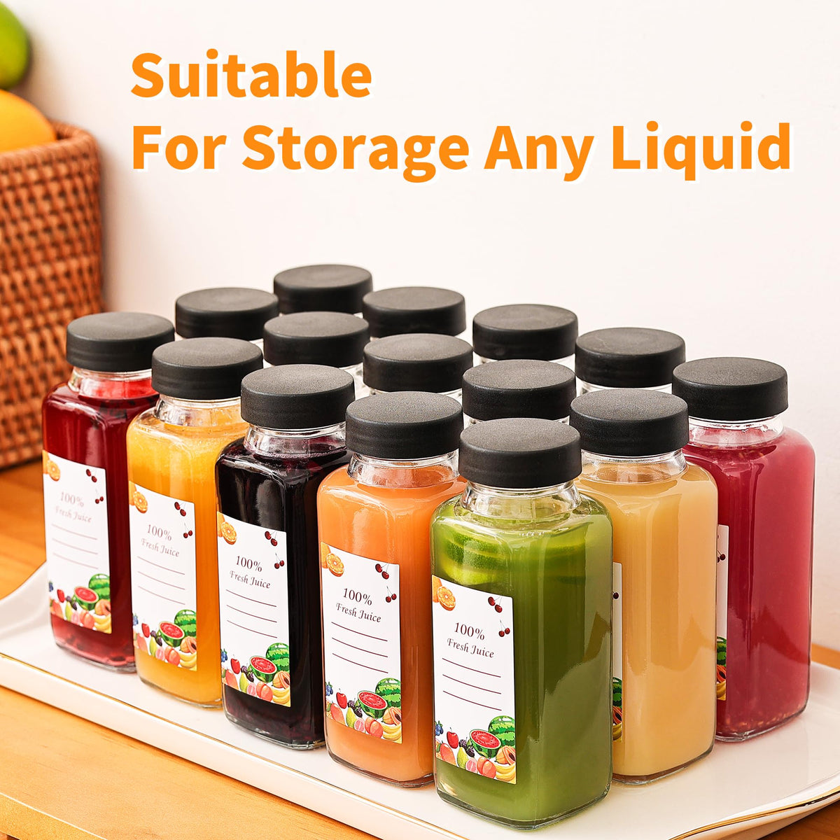 Glxgow travel-friendly juice storage kit saving space in bags and totes.