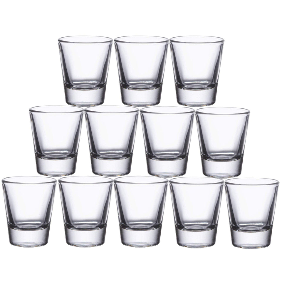 Gmark heavy-base shot glasses set shows stability for confident pours.
