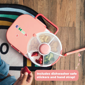 GoBe sticker sheet enhances customization and lunchtime motivation.