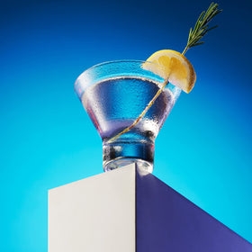 Godinger martini glasses feature a sturdy base for stable, confident serving.