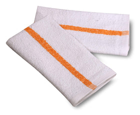 Gold Textiles cotton blend white bar mop folded highlights compact absorbent design