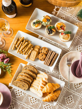 Gomakren microwave-safe platters for quick reheating