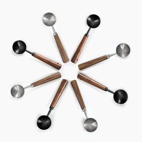 Gonzone walnut handle and steel bowl designed for daily use.