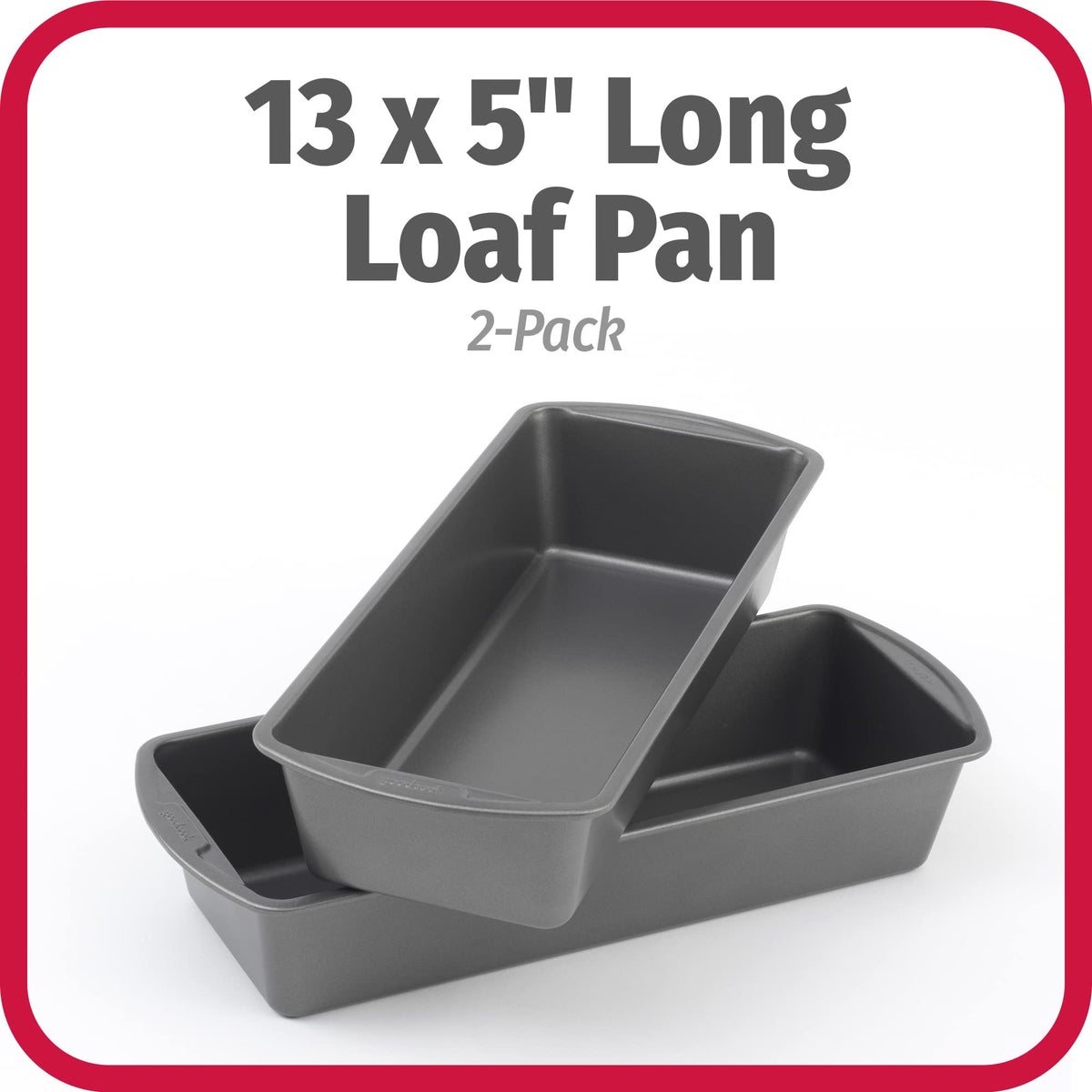 GoodCook loaf pans showing even heat distribution for uniform baking