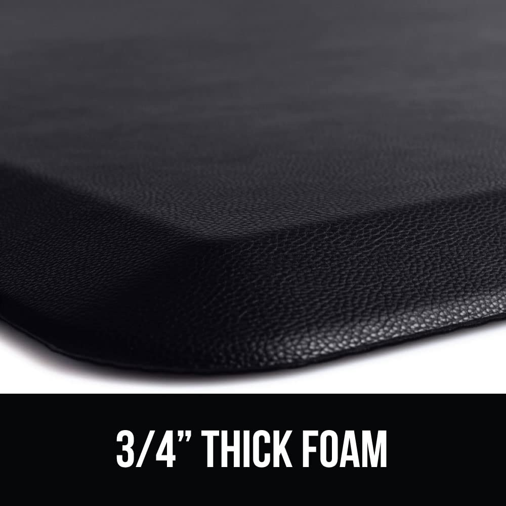 GORILLA GRIP sturdy backing resists wear after heavy foot traffic.