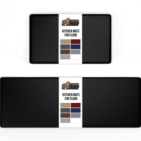 GORILLA GRIP two-pack kitchen mats in 17x24 with ergonomic foam for tired feet
