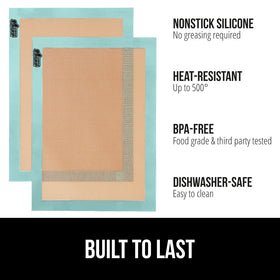 Gorilla Grips silicone baking mat reusable and nonstick for effortless baking.