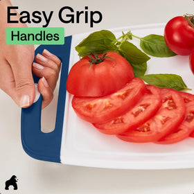 GORILLA GRIP blue versatile board for daily prep tasks.