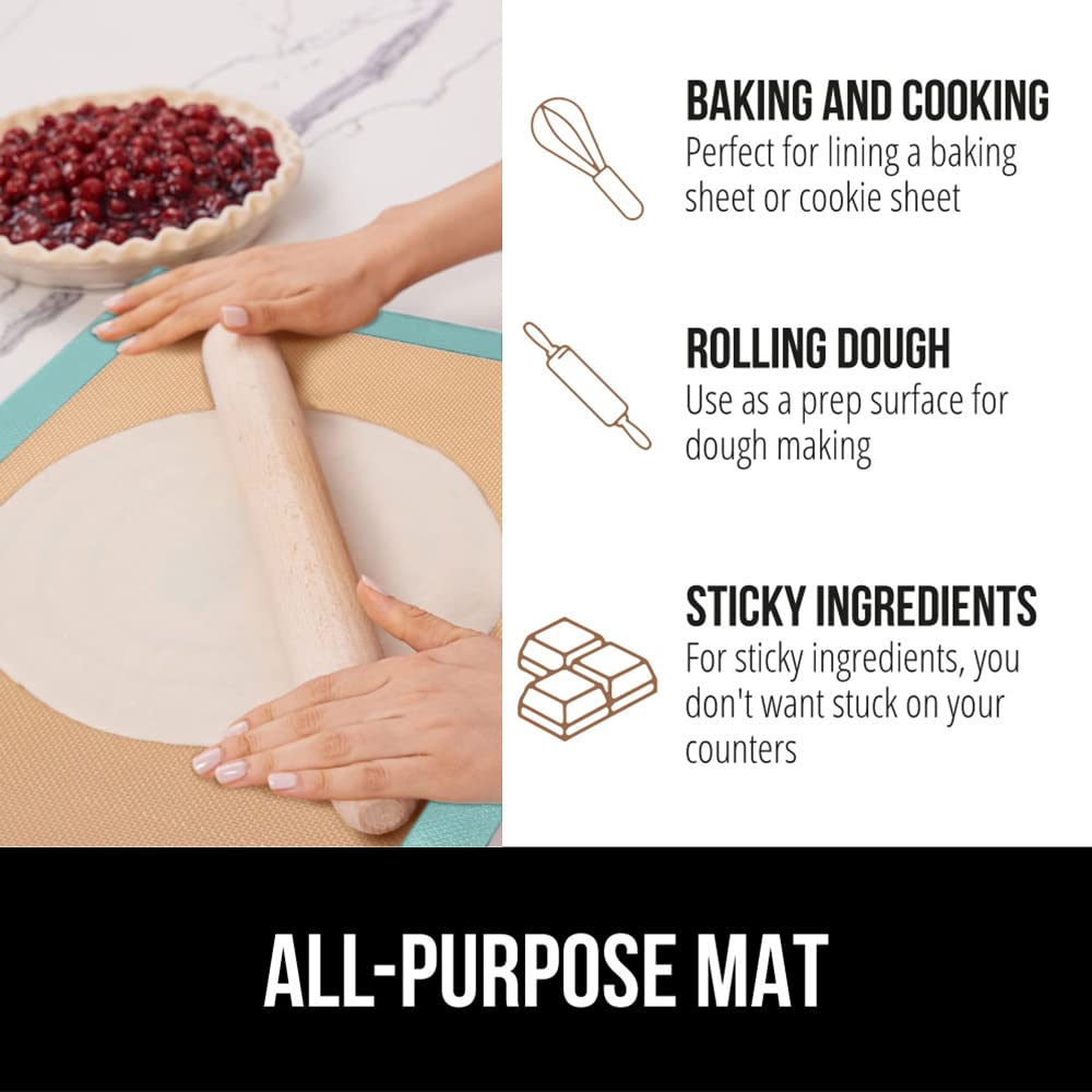 Gorilla Grip chocolate-dipping mat for clean, mess-free dipping and coating.