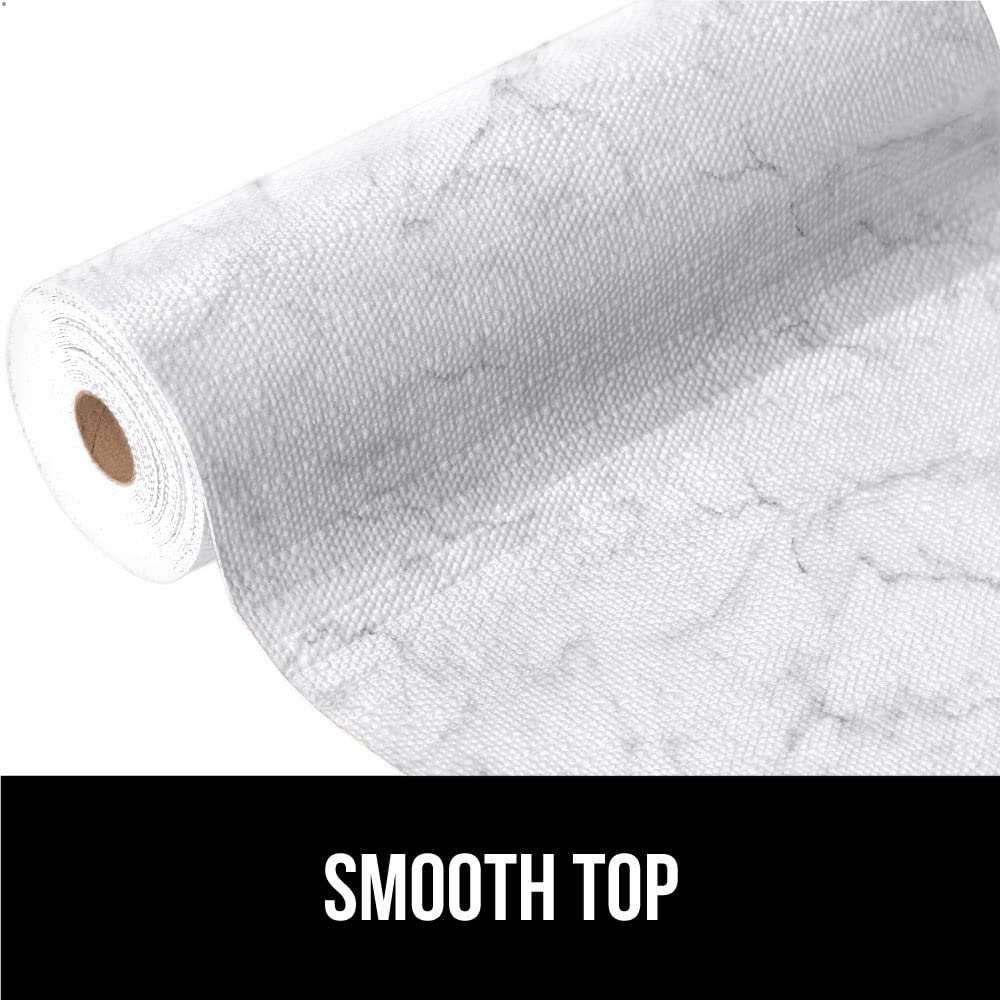 GORILLA GRIP DripGuard liner keeps bathroom cabinets organized and protected.