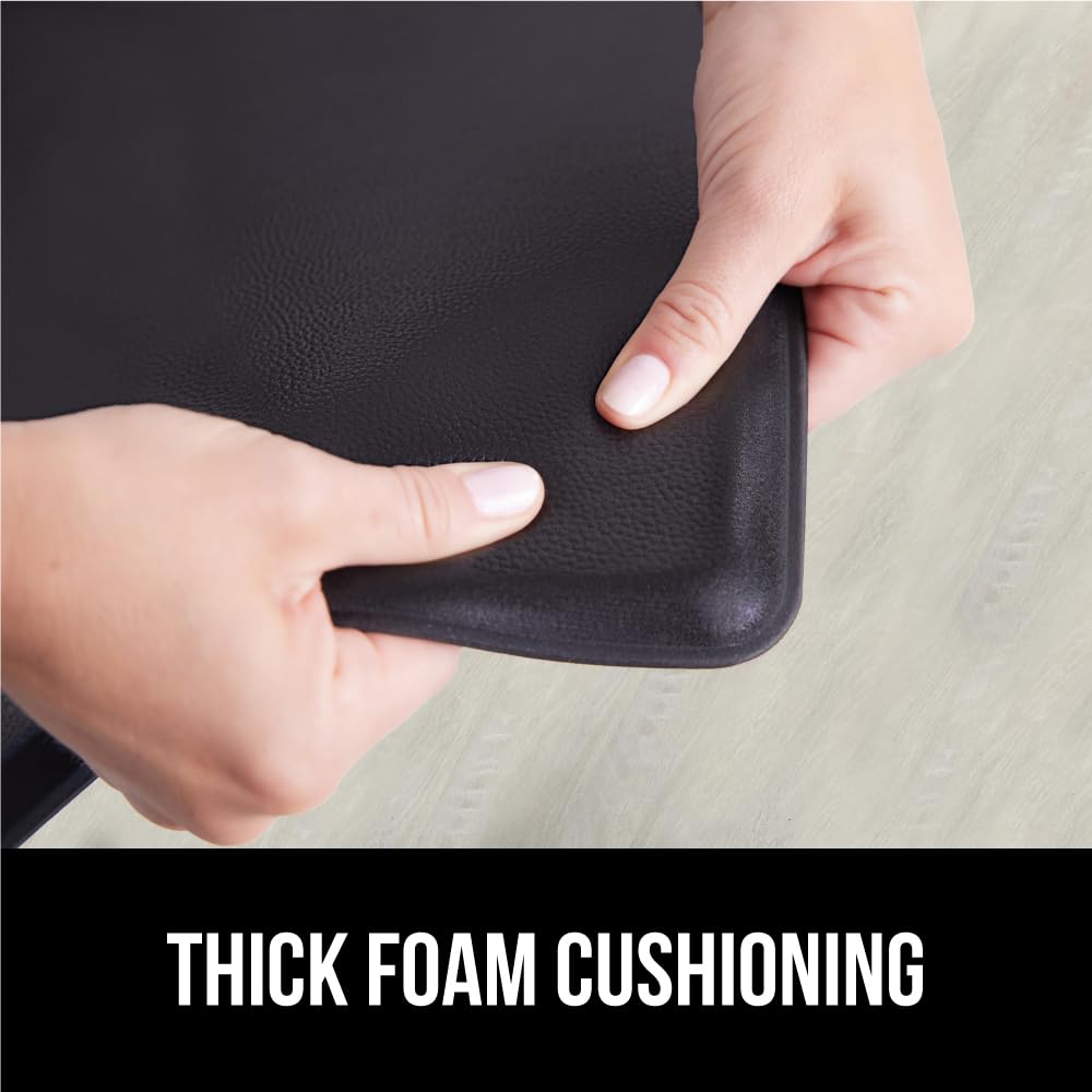 GORILLA GRIP easy-cleaning surface ideal for quick wipe-down after spills.